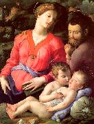 Agnolo Bronzino The Panciatichi Holy Family oil